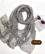 شال مجلسی لمه شنی پوست ماری کد 1747 - Image 5