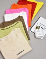 تیشرت نخ پنبه بالنسیاگا