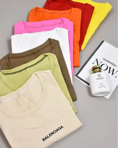 تیشرت نخ پنبه بالنسیاگا