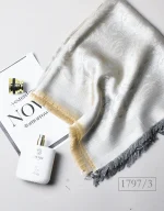 روسری ابریشم ژاکارد قواره 120طرح گل رز کد 1797 - Image 5