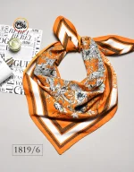 مینی اسکارف طرح منظره دیور کد 1819 - Image 3