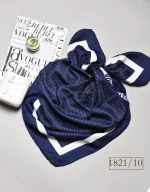 مینی اسکارف خال خالی ابریشم توییل کد 1821 - Image 12