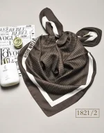 مینی اسکارف خال خالی ابریشم توییل کد 1821 - Image 4