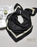 مینی اسکارف خال خالی ابریشم توییل کد 1821 - Image 5