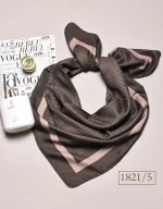 مینی اسکارف خال خالی ابریشم توییل کد 1821 - Image 7