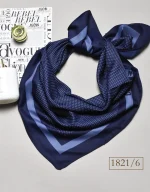 مینی اسکارف خال خالی ابریشم توییل کد 1821 - Image 8