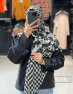 روسری حریر نخ طرح پیچازی کد 1809 - Image 2