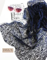 شال مجلسی گیپور طرح گل کد 1953 - Image 4