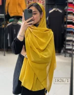 شال حریر اسلب رنگی کد 1826