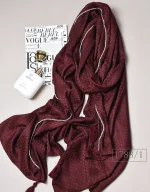 شال ژاکارد نگین دوزی