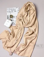 شال ژاکارد نگین دوزی کد 1788 - Image 4