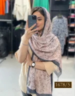 شال نخی گلدار کد 1678