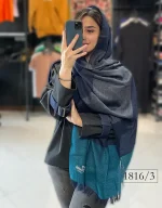 شال نخی راه راه کد 1816 - Image 2