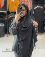 شال اسلب مروارید دار کد 1850 - Image 2