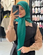 روسری نخی ساده 100 پرزی - تصویر 4