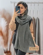 شال برشکا ساده نخی کد 1719 - Image 2