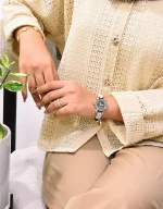 مانتو زنانه استین پاکتی کد 1940 - Image 5
