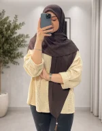 روسری ساده لمه دار کد 1704 - Image 2