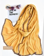 شال برشکا نخی ساده کد 1566 - Image 12