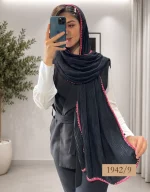 شال برشکا نخی ساده کد 1942